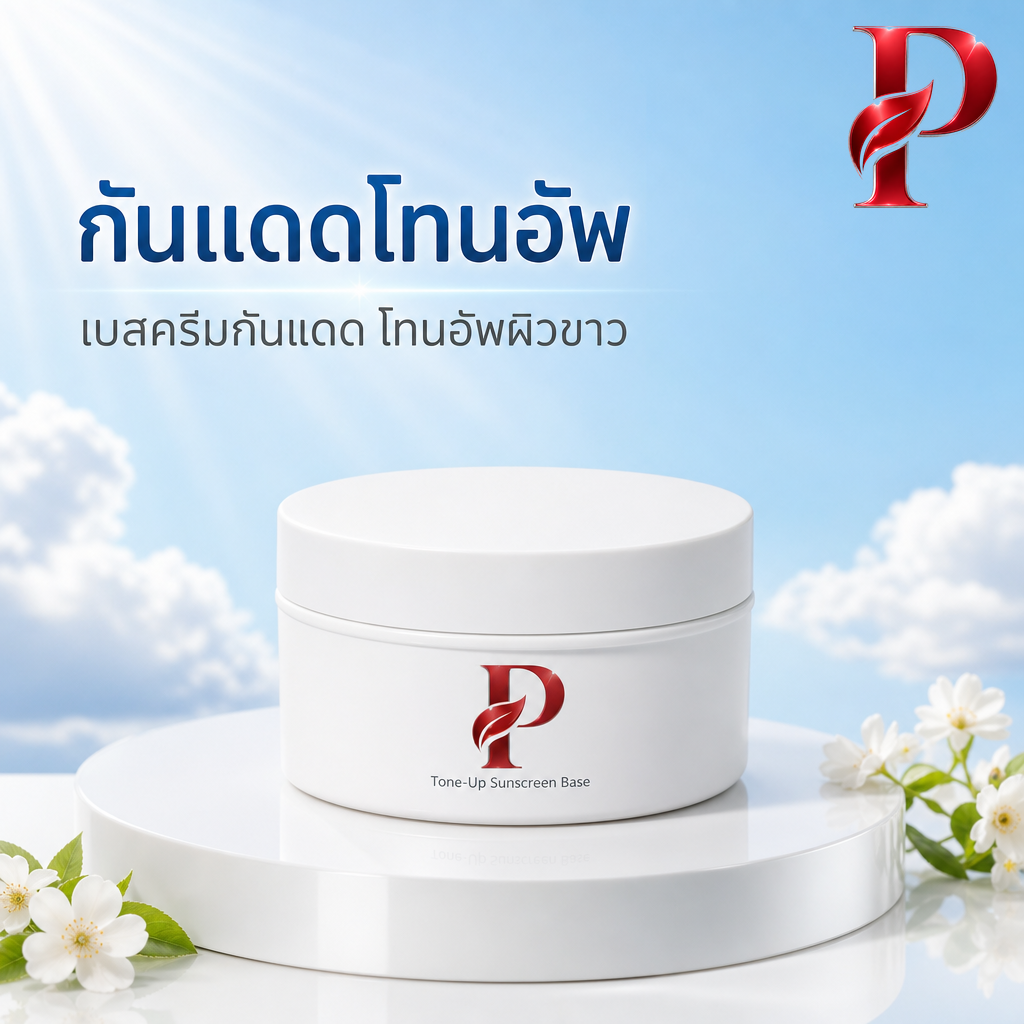 เนื้อครีมกันแดดโทนอัพ เบสครีมกันแดด ผิวสว่างทันที (ขายเนื้อบัลค์ / รับผลิตในแบรนด์คุณ)