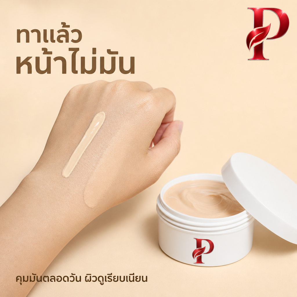เนื้อครีมกันแดดแป้งทินท์ SPF50 PA+++ กันน้ำกันเหงื่อ ไม่ติดแมส (ขายเนื้อบัลค์ / รับผลิตในแบรนด์คุณ) รูปที่ 7