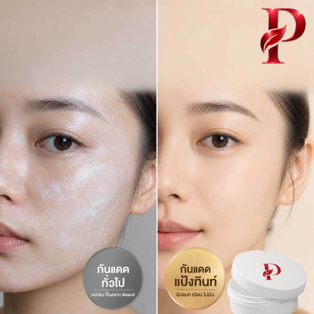 เนื้อครีมกันแดดแป้งทินท์ SPF50 PA+++ กันน้ำกันเหงื่อ ไม่ติดแมส (ขายเนื้อบัลค์ / รับผลิตในแบรนด์คุณ) รูปที่ 4