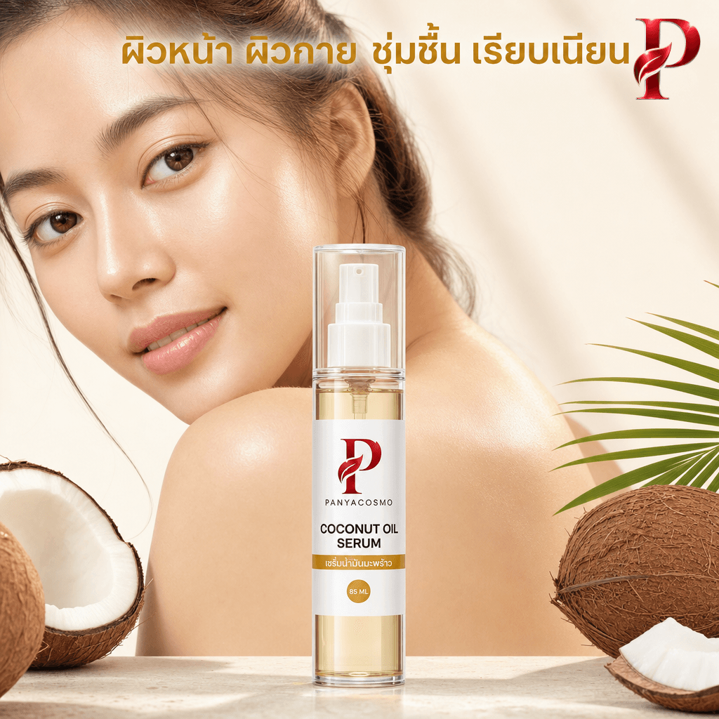 เนื้อเซรั่มน้ำมันมะพร้าว โคโคนัท ออยล์ เซรั่ม 3-in-1 (ขายเนื้อบัลค์ / รับผลิตในแบรนด์คุณ) รูปที่ 5