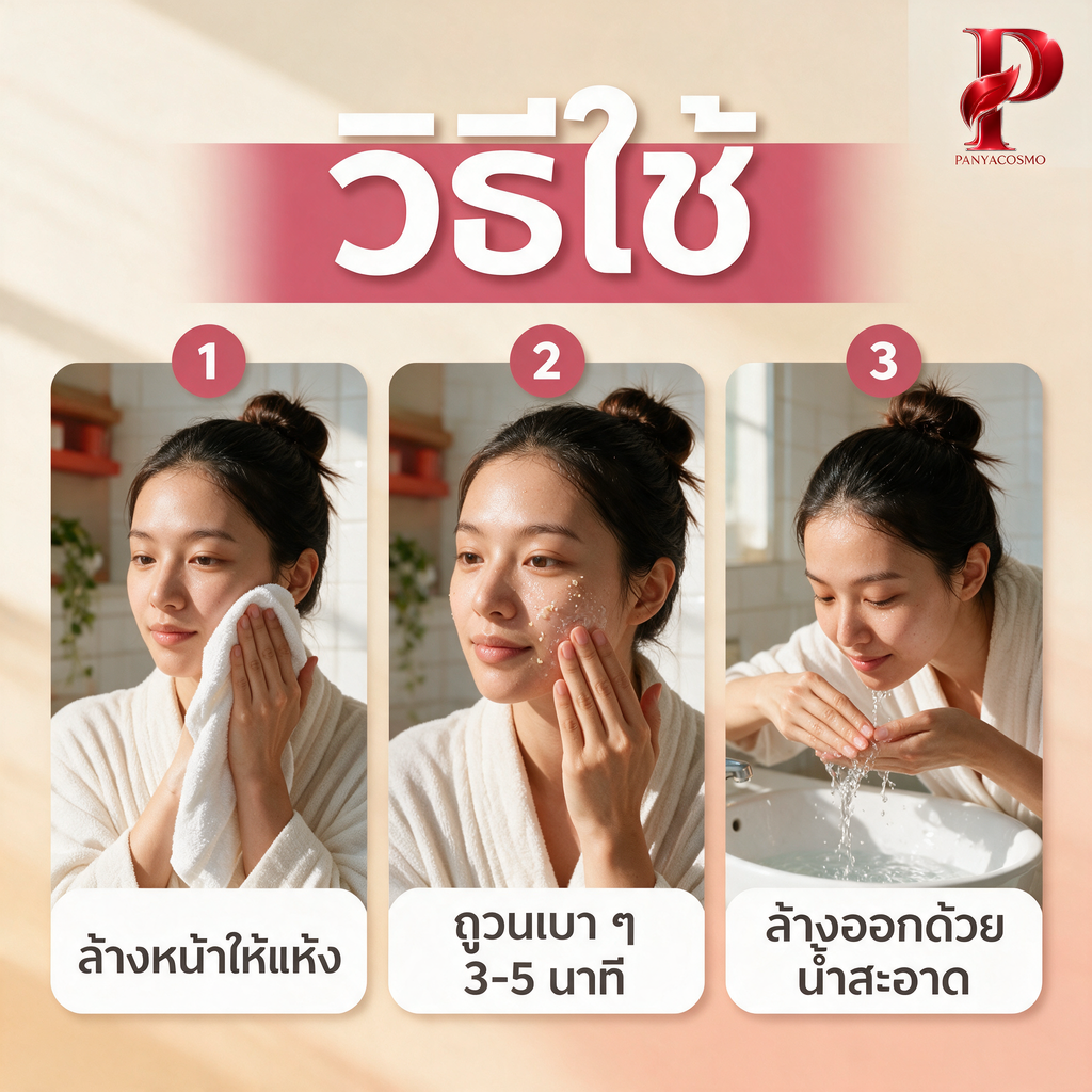 เจลขัดผิวหน้า ผลัดผิวเก่า (พีลลิ่ง เจล) ขนาด 120 / 500 มล. (พร้อมบรรจุขวด / รับผลิตในแบรนด์คุณ) รูปที่ 4