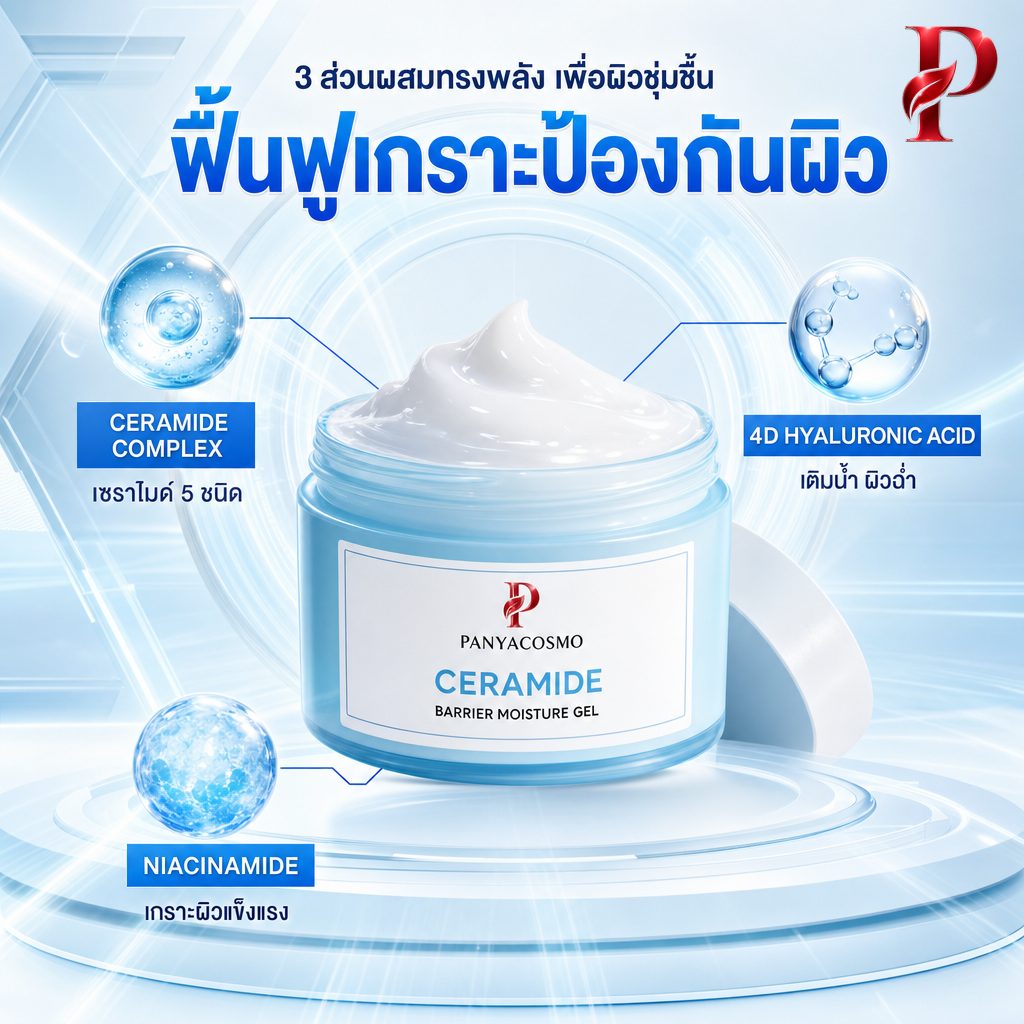 เจลเซราไมด์ แบริเออร์ มอยส์เจอร์ เจล PANYACOSMO Pcosmo-588